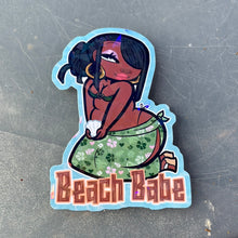 Load image into Gallery viewer, Beach Babe (Vending Machine Style Sticker)
