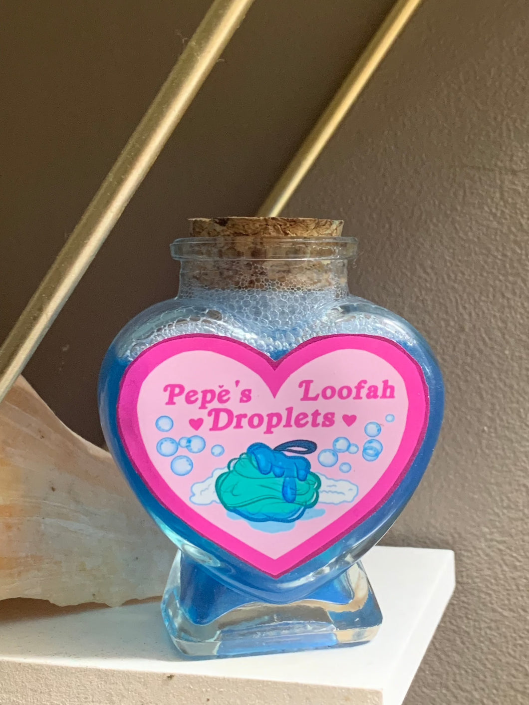 Pepé’s Loofah Droplets