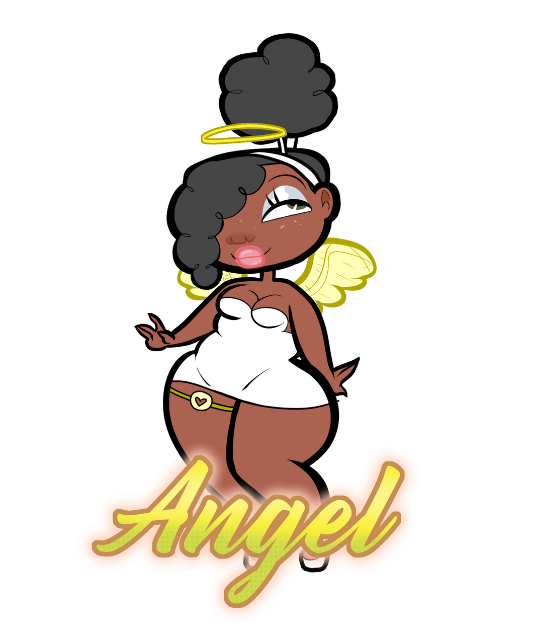 Angel (Vending Machine Style Sticker)