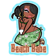 Load image into Gallery viewer, Beach Babe (Vending Machine Style Sticker)
